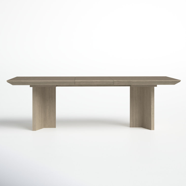 Joss & Main Jivana Extendable Solid Wood Dining Table Wayfair
